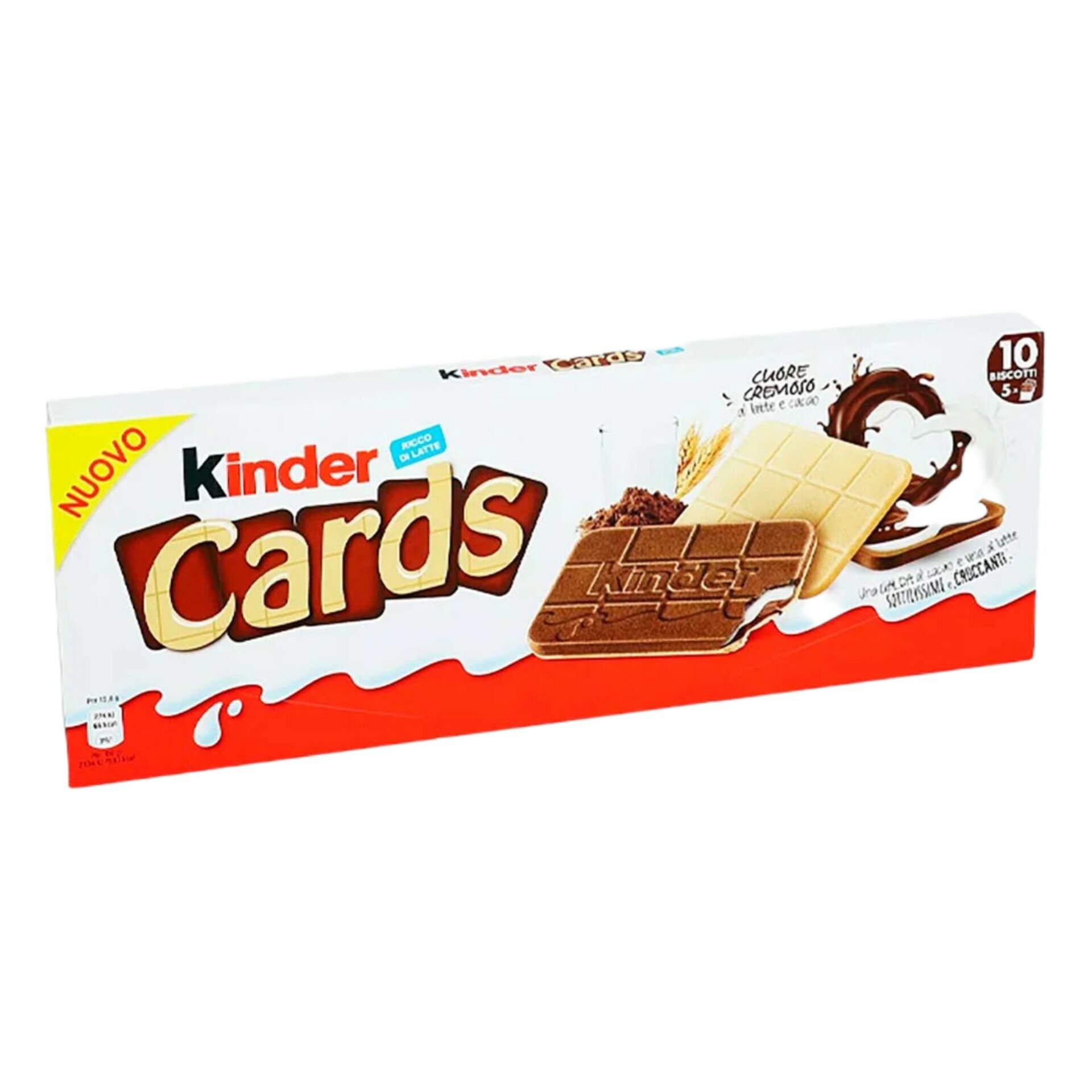 Печенье Kinder Cards 128гр Германия
