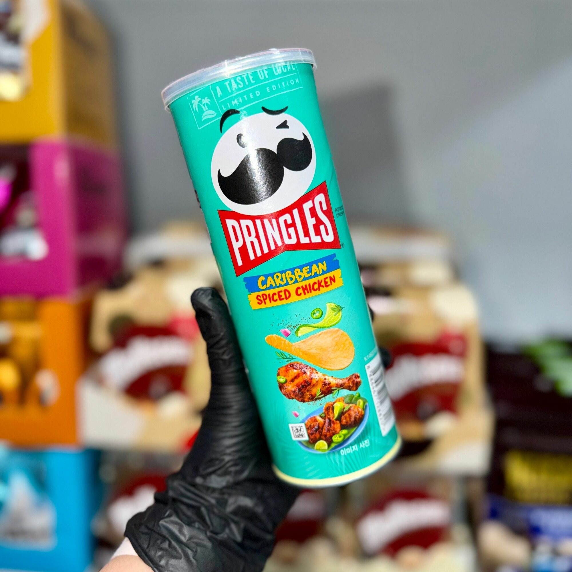 Чипсы Pringles Caribbean Spiced Chicken 100гр Малайзия 