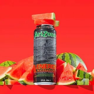 Напиток энергетический AriZone RX Watermelon Herbal Tonic Арбуз 650мл