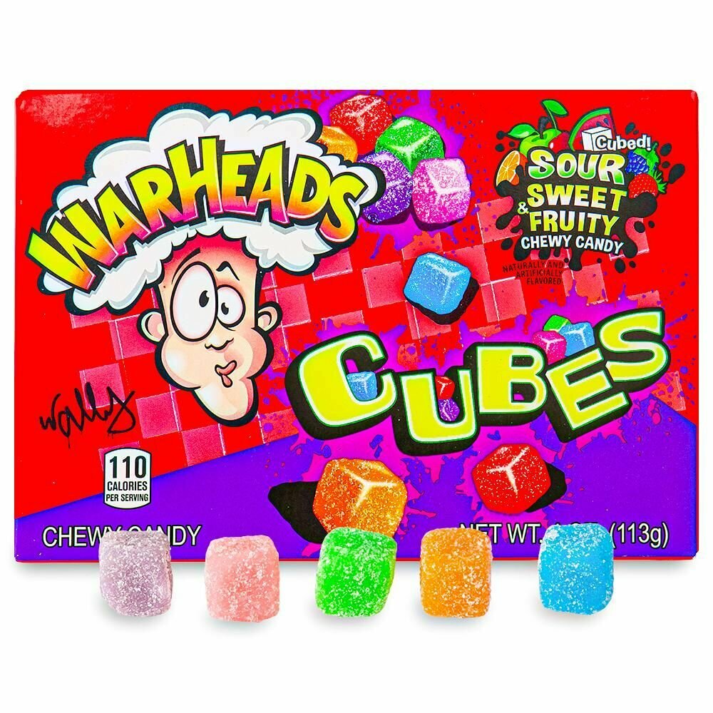 Мармелад кислый WARHEADS Chewy 113гр GUBES США