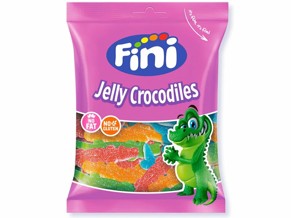 Мармелад FINI Jelly Crocodiles (Крокодилы в сахаре) 90гр Испания