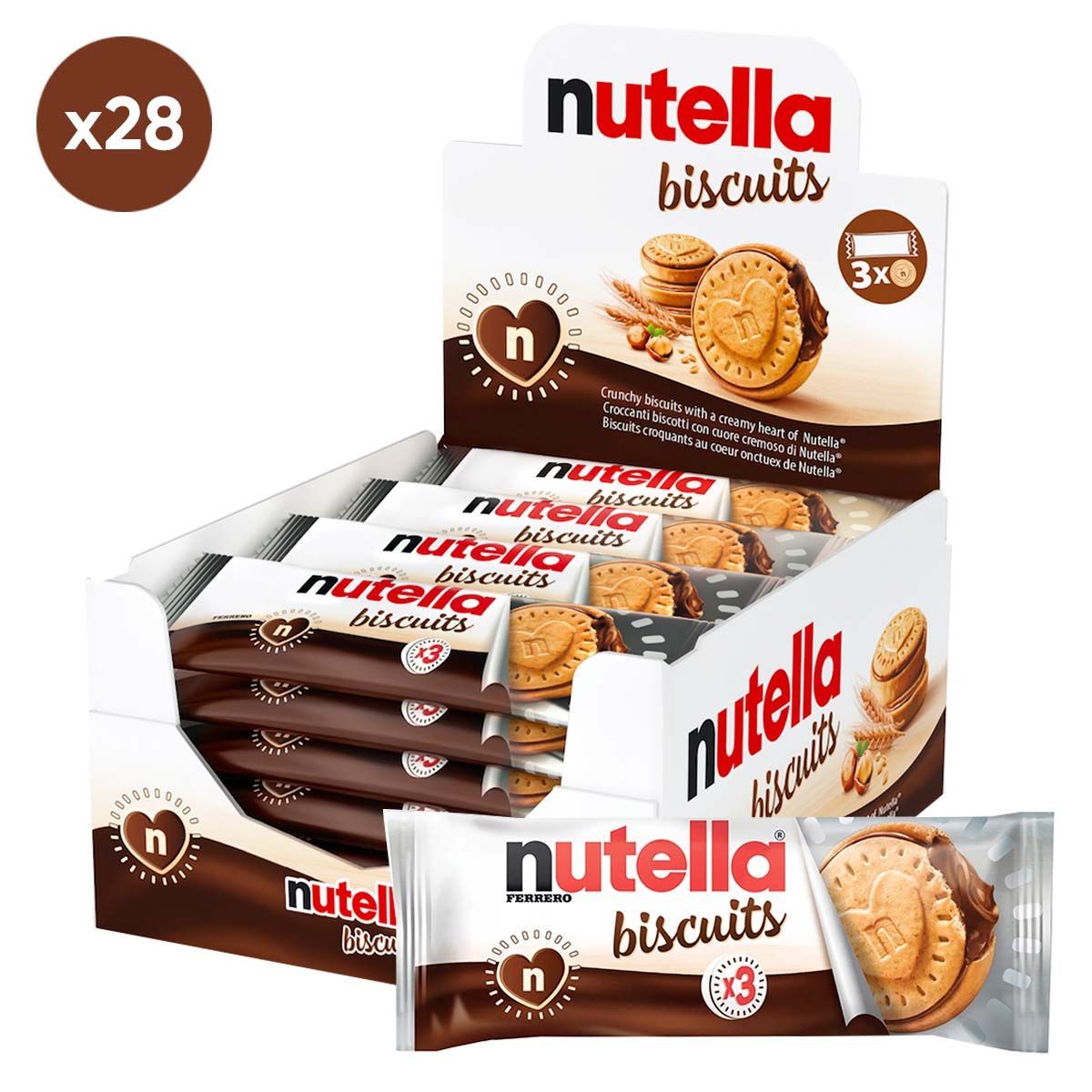 Печенье с крем начинкой NUTELLA 22гр Польша