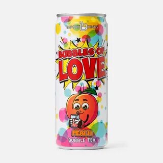 Чайный напиток Bubblies of Love Peach 320ml ж/б