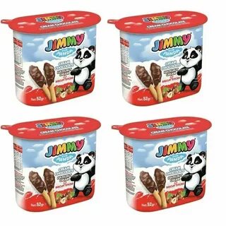 Бисквитные палочки с ореховой начинкой Панда