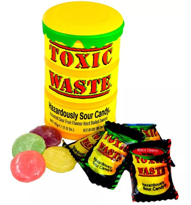 Леденцы TOXIC Wastle Original Drum 42гр США