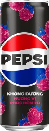 Напиток газ Pepsi Raspberry flavor Zero 320ml Вьетнам