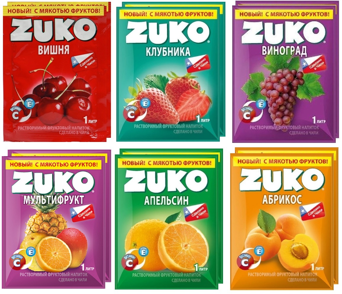 Растворимый напиток ZUKO в асс.