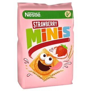 Готовый завтрак Nestle Cini Minis Клубника 250гр