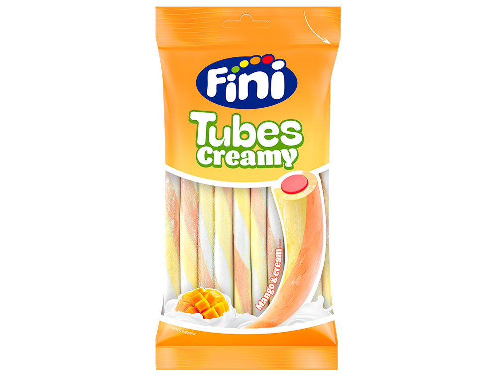 Мармелад FINI Tubes Creamy (Йогурт,манго) 80гр Испания