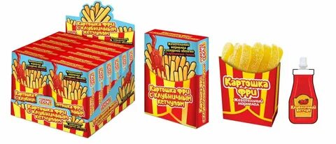 Жевательный мармелад Картошка фри 64 гр.