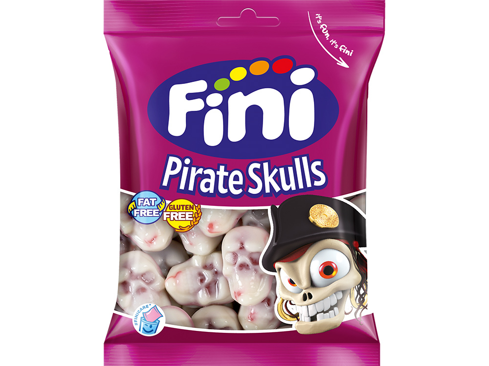 Мармелад FINI Pirate Skulls (Черепа с начинкой) 90гр Испания