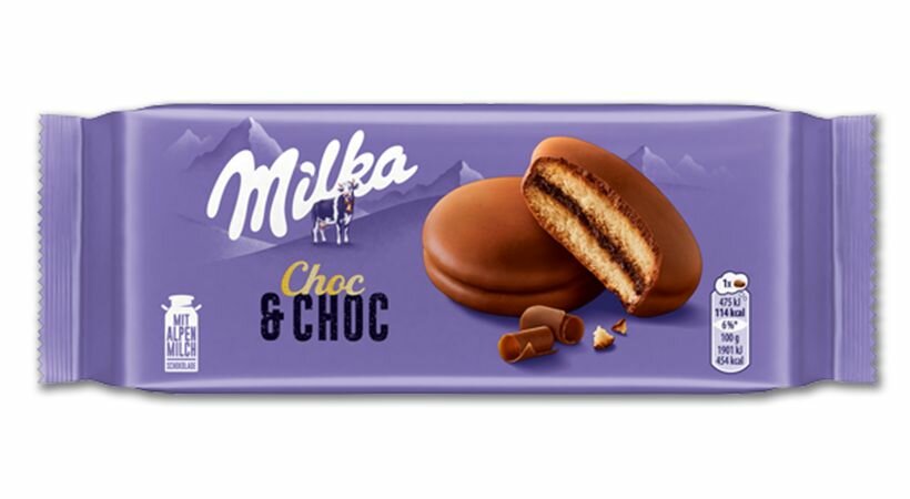 Milka CHOC&CHOC (Милка Бисквит Чок Чок) 150гр Германия