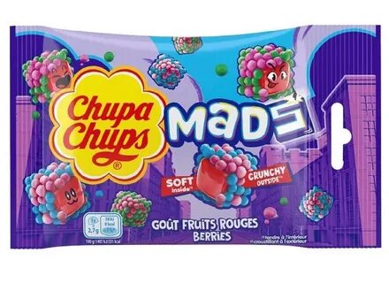 Chupa Chups Mads Berries 45гр Англия