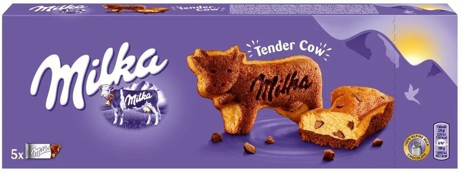 Акция Кекс Milka Tender COW 140гр