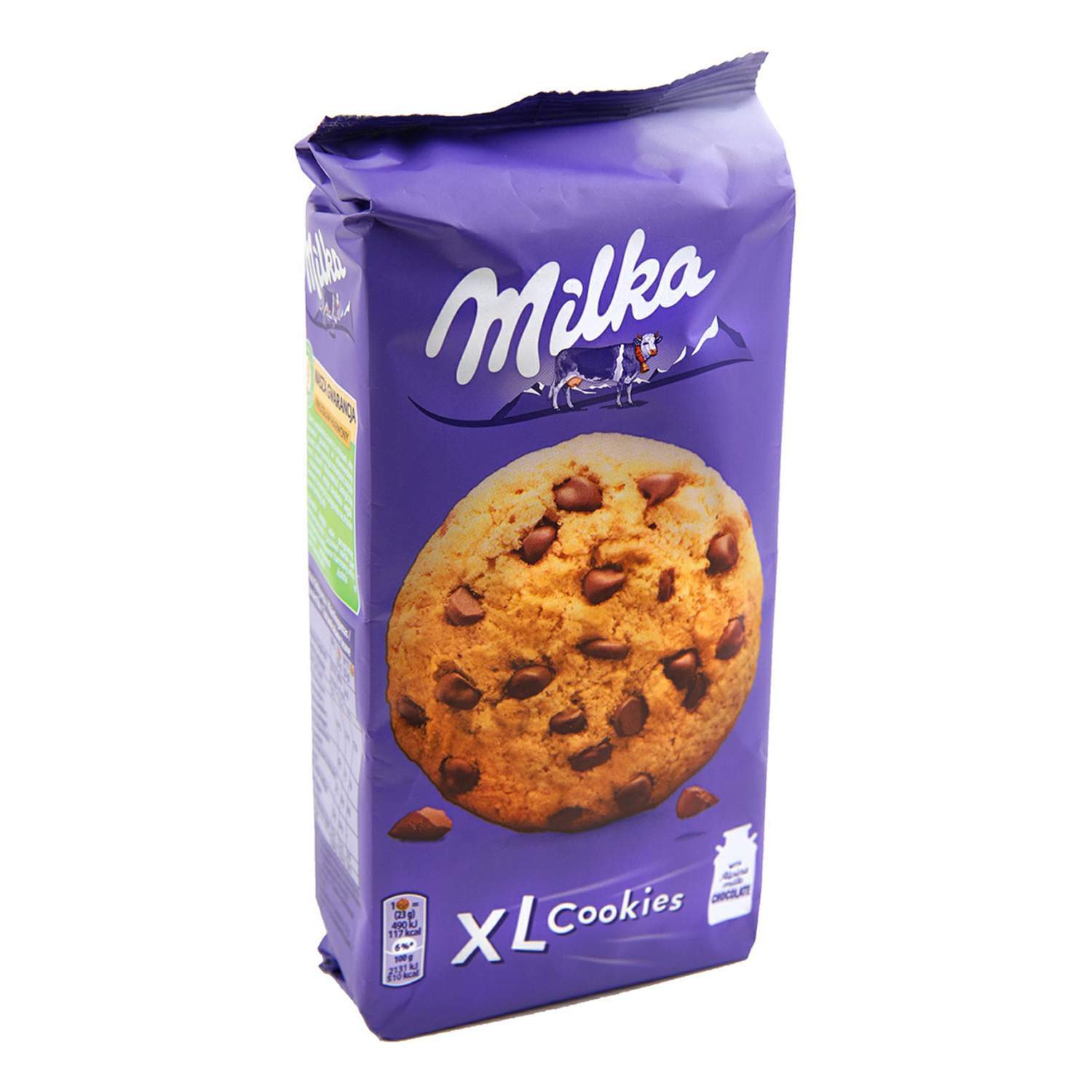 Печенье бисквитное Milka COOCIES XL 184 гр