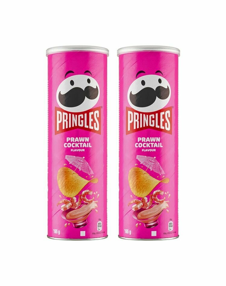 Чипсы Pringles Prawn Cocktail креветочный коктейль 165г Бельгия