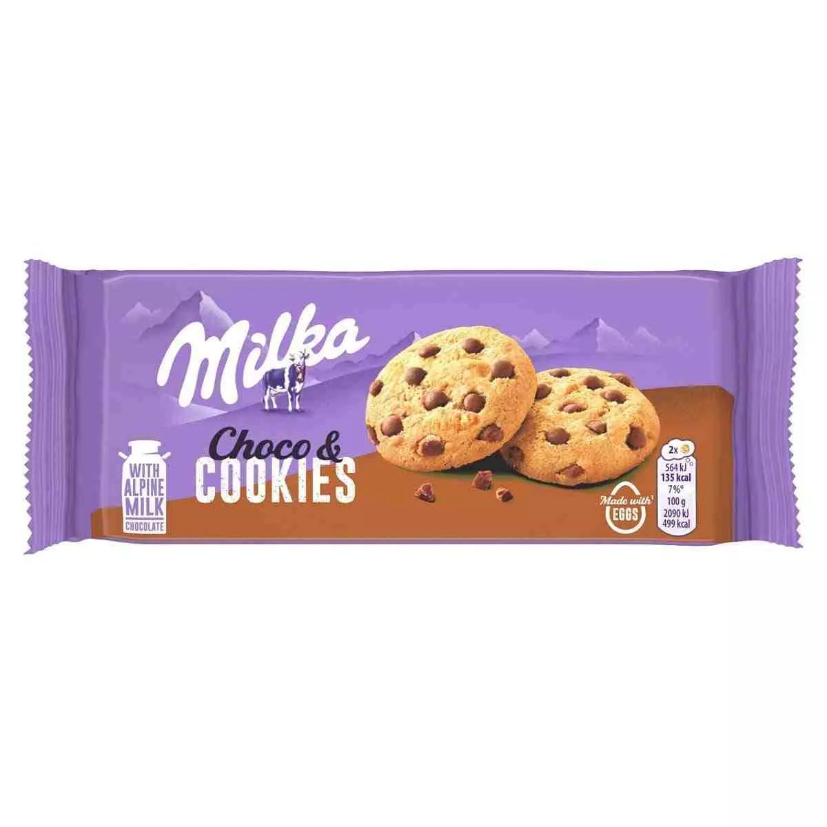 Печенье бисквитное Milka COOCIES 135гр