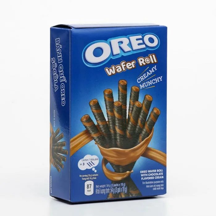 Oreo Wafer Roll Chocolate 54гр