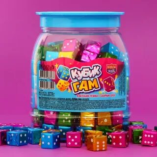 Жевательная резинка кубик 3,5 гр