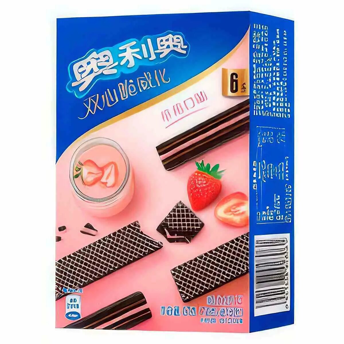 Вафли Oreo double heart strawberry 72гр