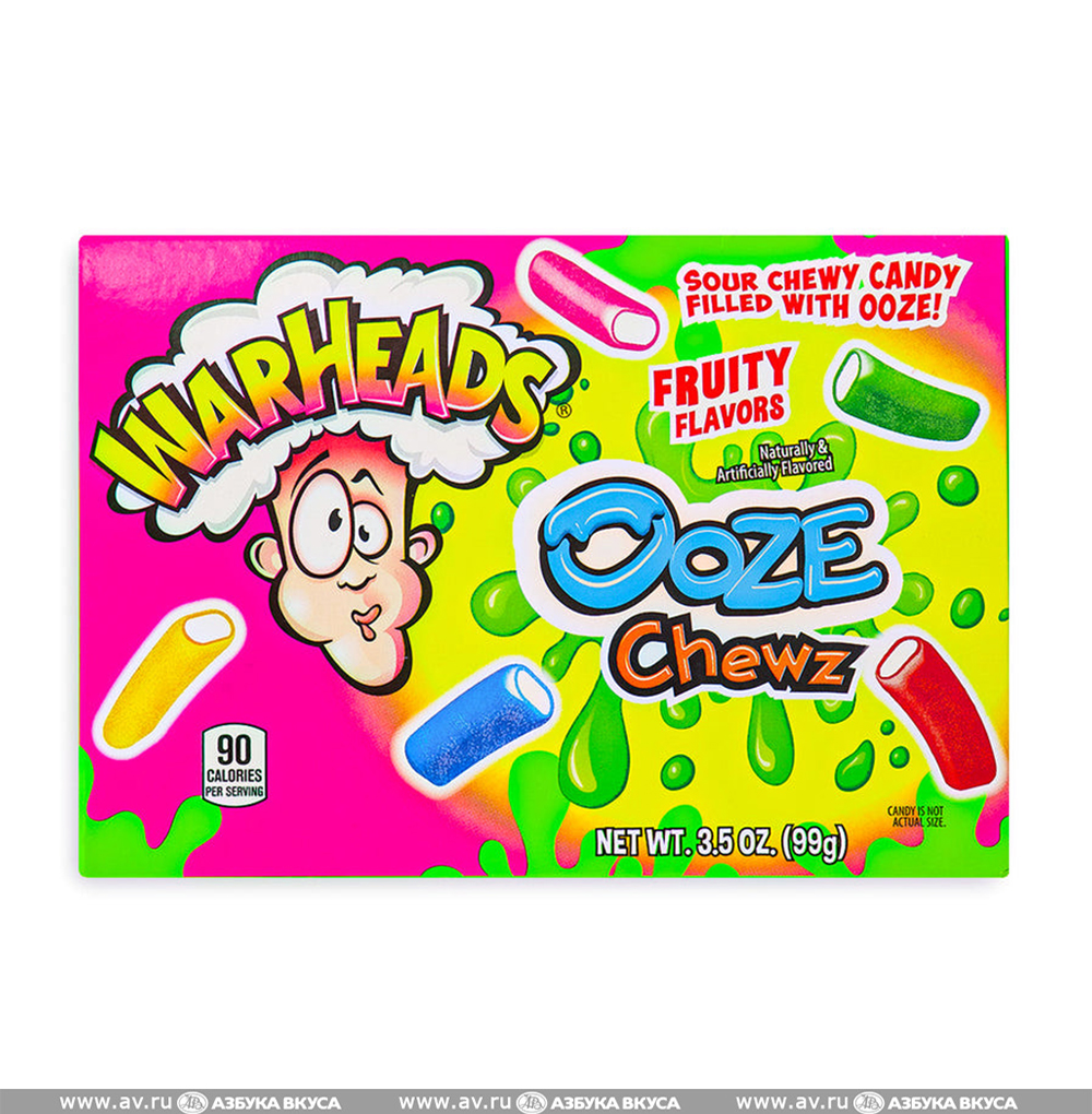Мармелад кислый WARHEADS 99гр Ooze Chews США