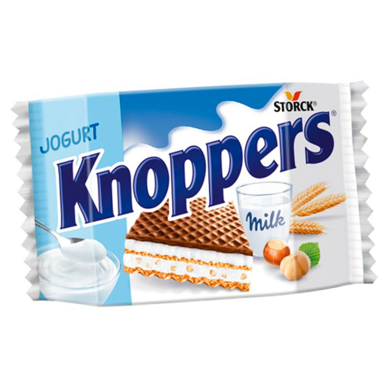 Вафельное печенье Knoppers Joghurt 25гр Польша