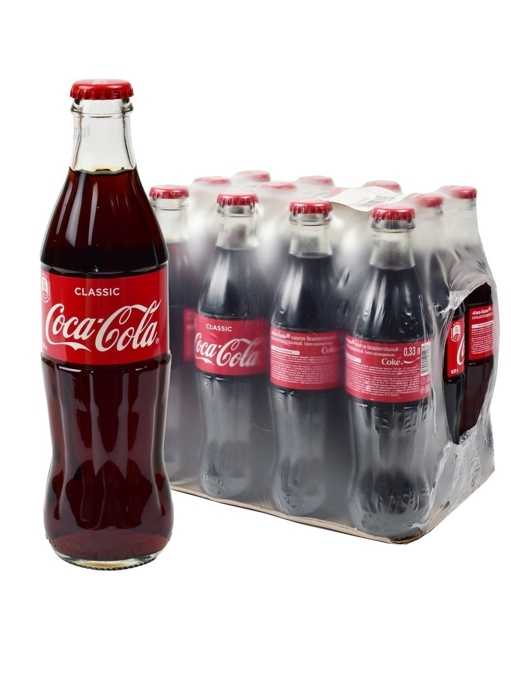 Напиток газ Coca Cola (грузия) стекло 330мл