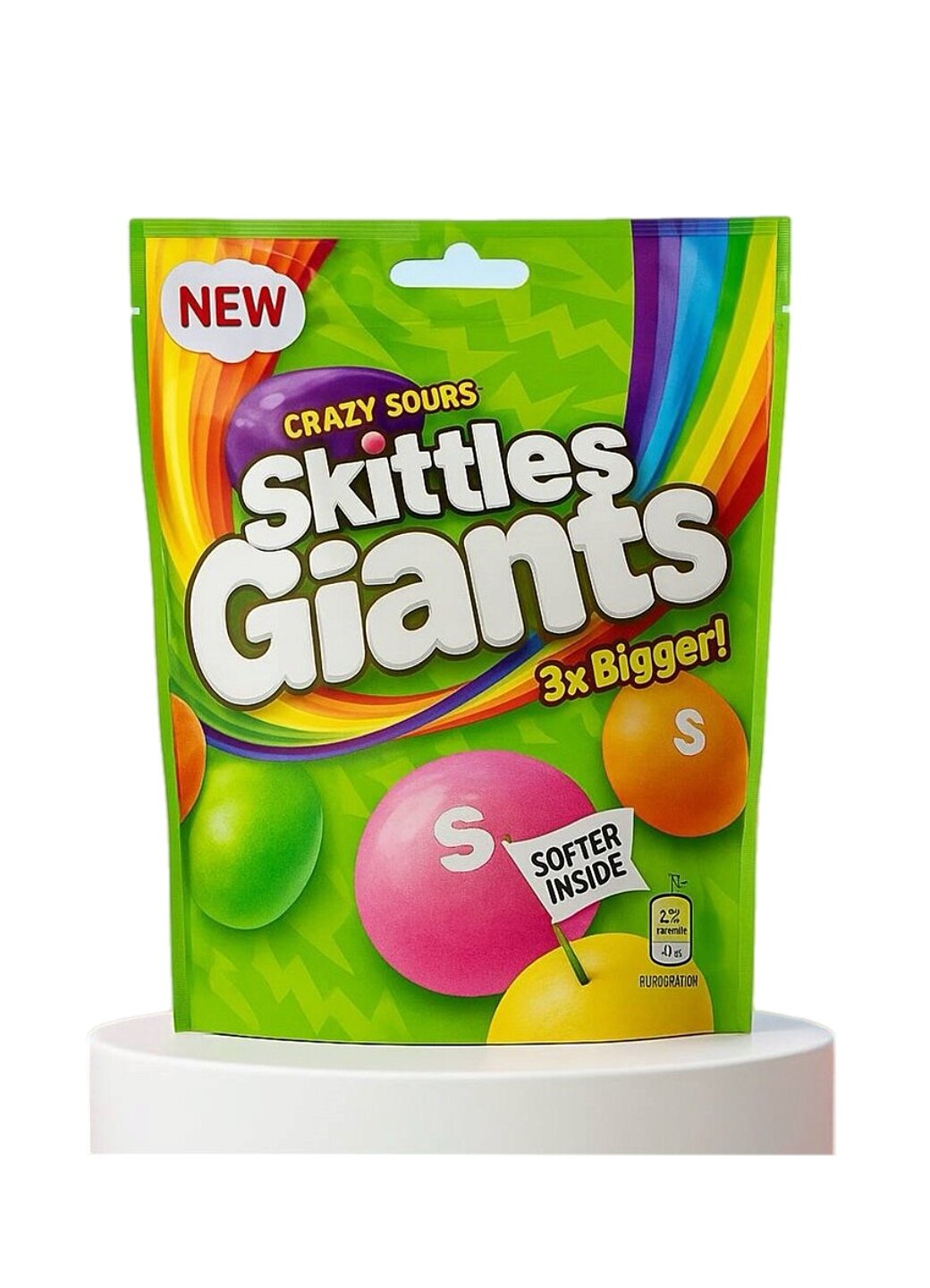 Жев конф SKITTLES Crazy Sour Giants 132гр
