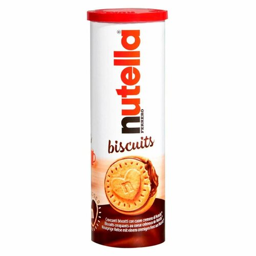 Nutella Biscuits (Бисквитное печенье Нутелла в тубе) 166гр