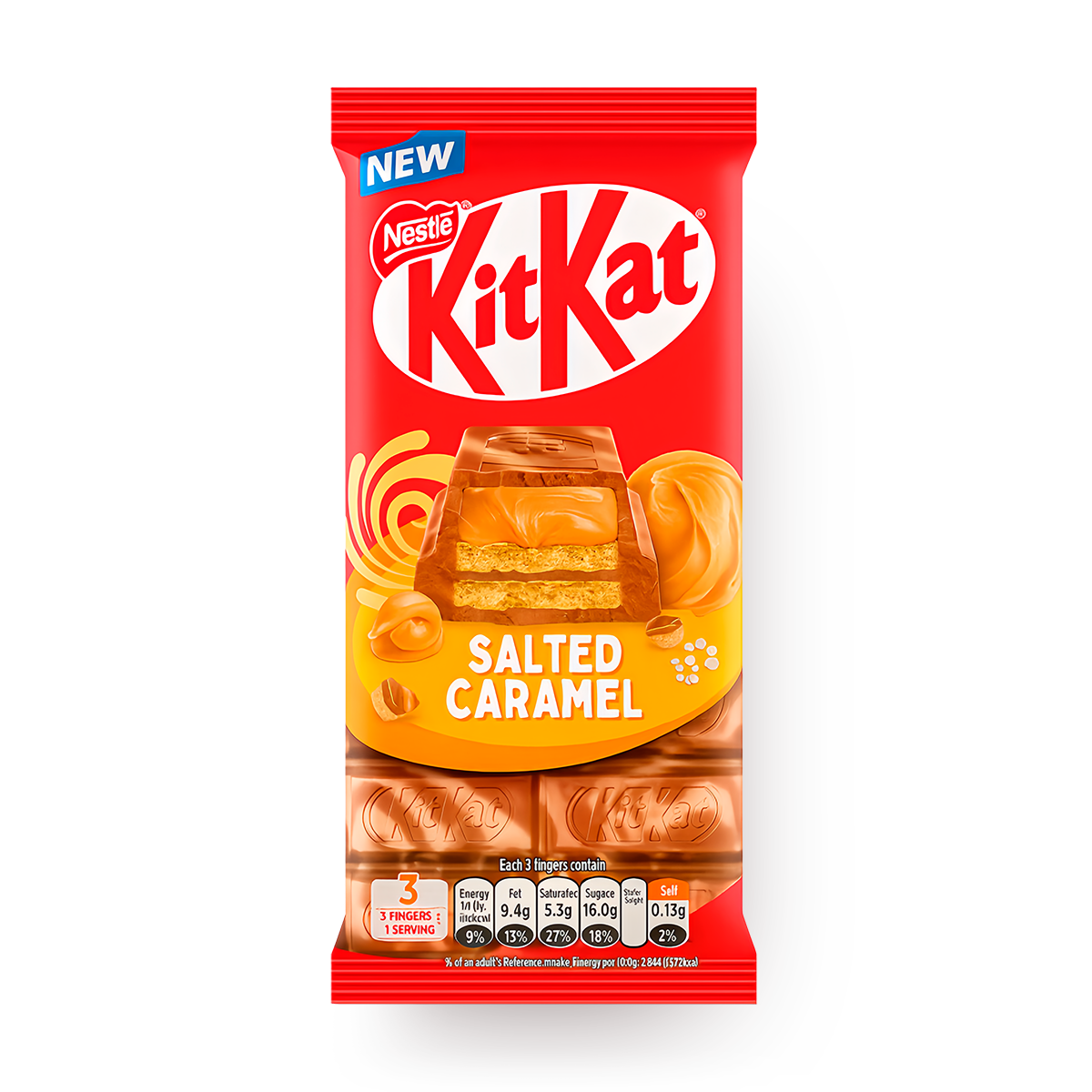 Плитка KitKat Salted Caramel (КитКат Соленая карамель)  99г