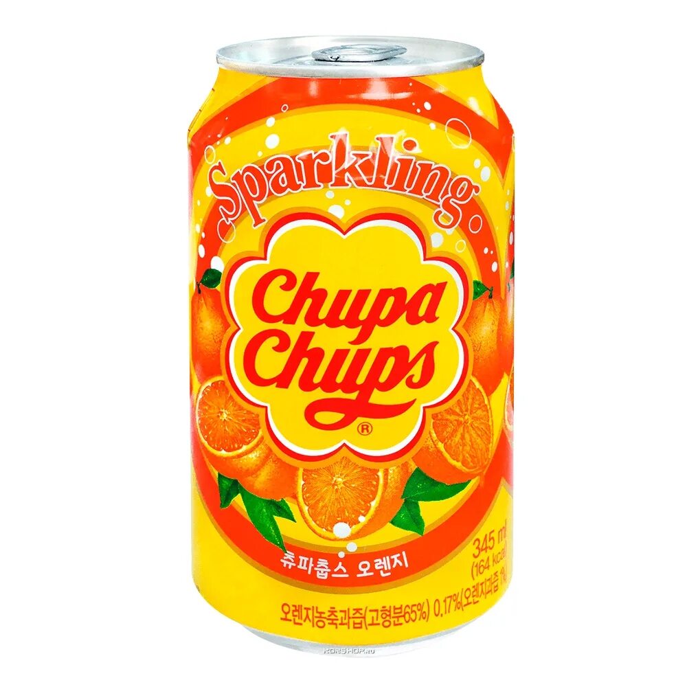 напиток газ Chupa Chups ORANGE 0,33 Корея