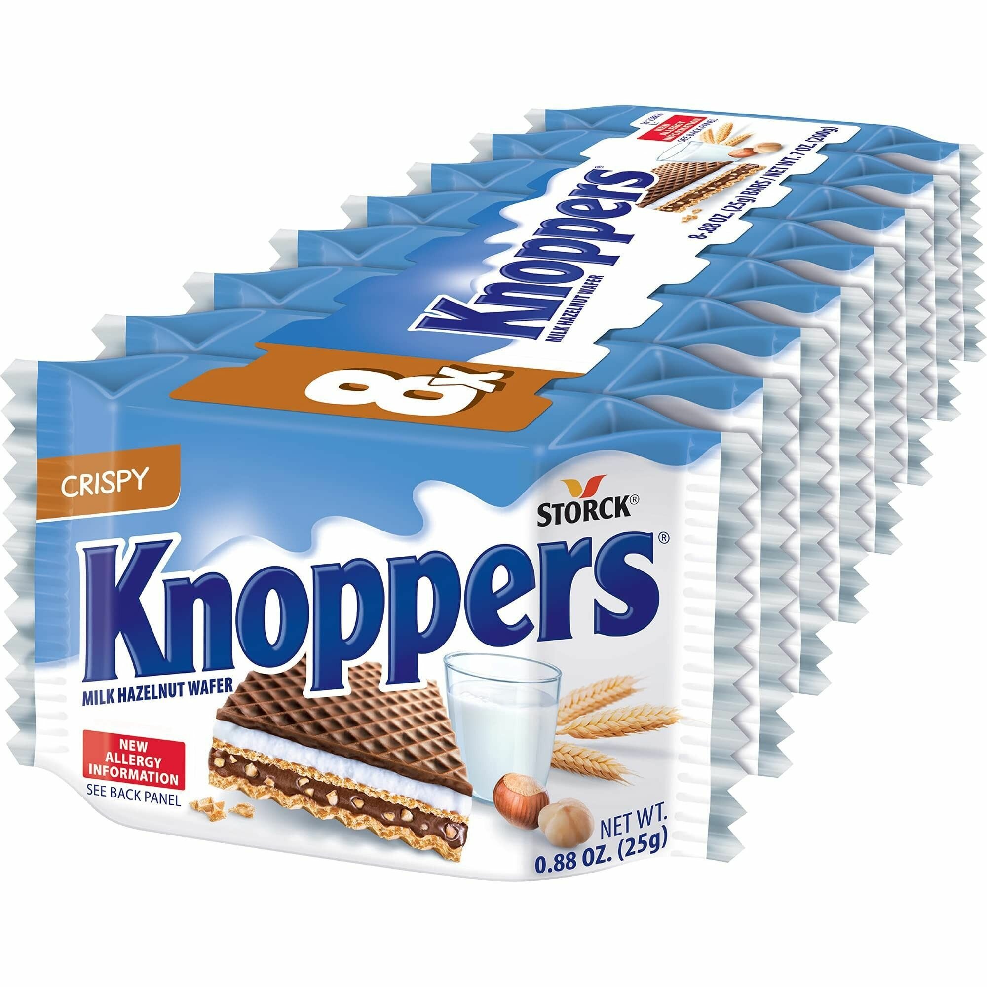Ваф.Печенье Knoppers Knusprig Crispy 25гр Польша