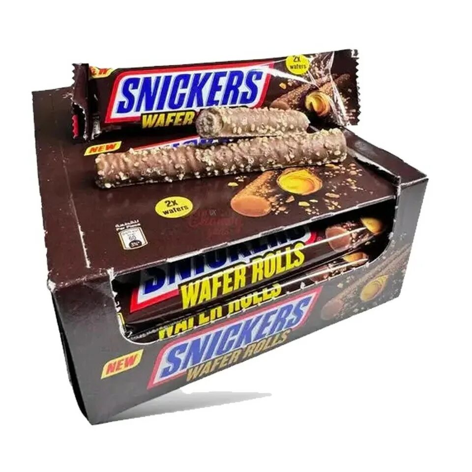 Вафер ролл SNICKERS 24гр