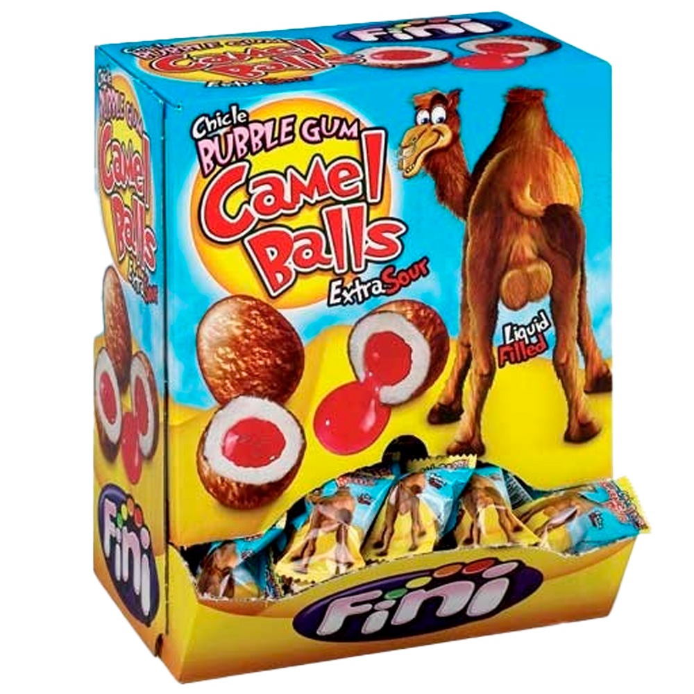 Жев.Резинка ФИНИ Camel Balls Extra Sour 5гр Испания