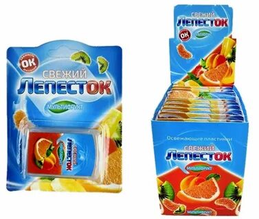 Освеж.Пластинки Свежий Лепесток 0,8г
