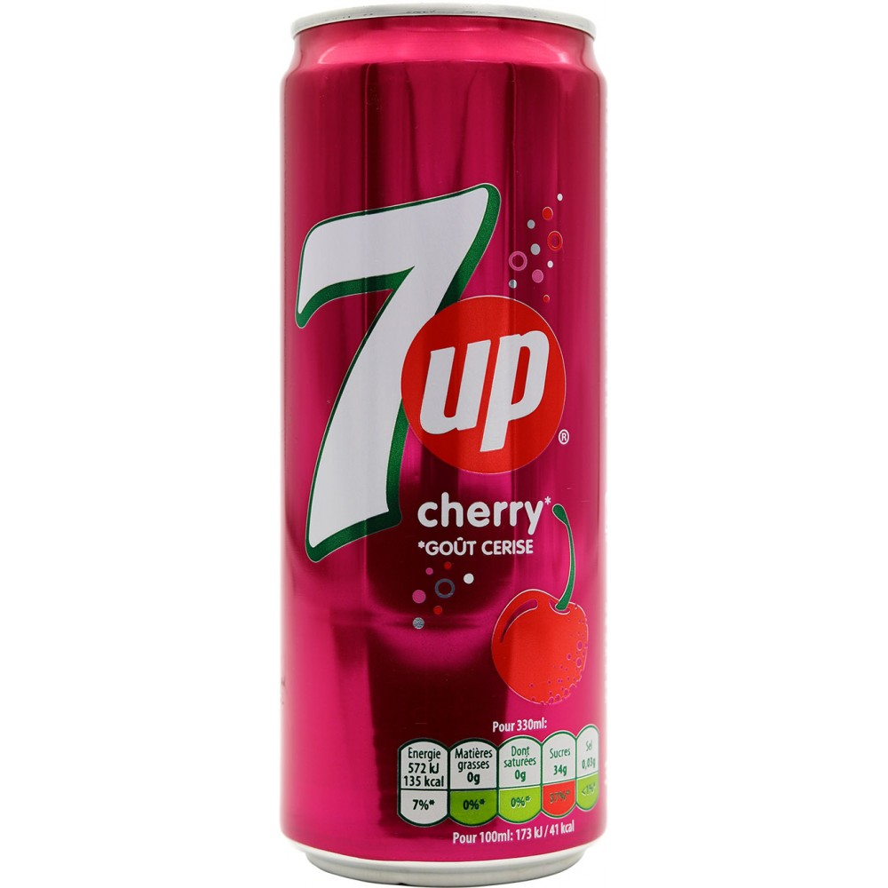 Напиток б/а 7UP Вишня 330мл жб Франция 