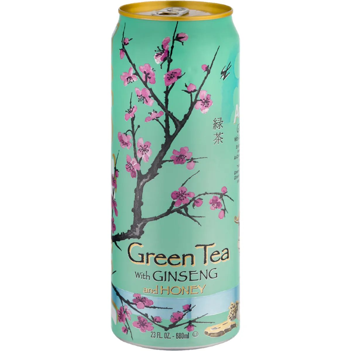 Напиток AriZone Green Tea Ginseng and Honey 0.650мл США