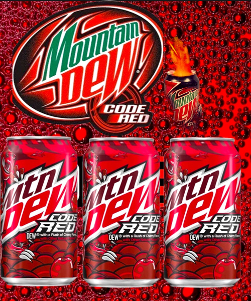 Газ.Напиток Mountain Dew Code Red 355ml
