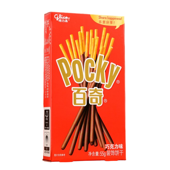 Бисквит.палочки Glico Pocky молочный шоколад 55гр