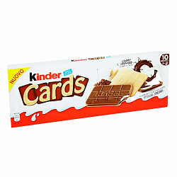 Печенье Kinder Cards 128гр Германия