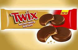 Печенье шок. Twix Secret Center 132гр Европа
