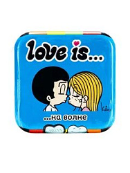 Освежающие конфеты LOVE is в форме сердца со вкусом мяты 20гр ЖБ