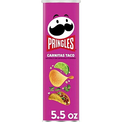 Чипсы Pringles Carnitas Taco (Принглс Тако с мясом) Америка 158г