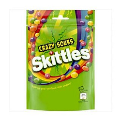 Жев.Конф. SKITTLES Crazy Sours (Кислые фрукты) 136гр Ирландия