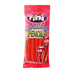 Мармелад FINI Tubes (Pencils)(Палочки Клубника) 90гр Испания