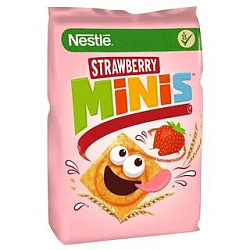 Готовый завтрак Nestle Cini Minis Клубника 250гр