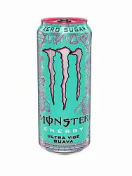 Энергетический напиток  MONSTER ultra vice guava  (АМЕРИКА) 0.473мл