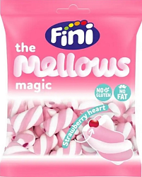 Маршмеллоу FINI The Magiс Twisty Rell Fresa (Бело-Роз.Косички) 80гр