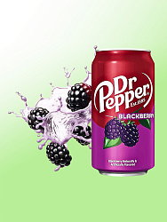 Напиток Dr Pepper Blackberry Ежевика 355мл