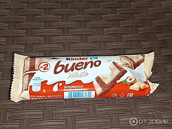Вафельные батончики Kinder Bueno White 19,5г(1шт)